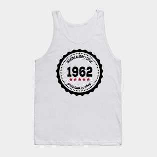 Making history since 1962 badge Tank Top